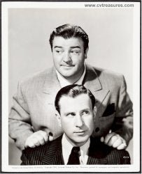 Abbott and Costello Original vintage Studio Portrait Photo 1941