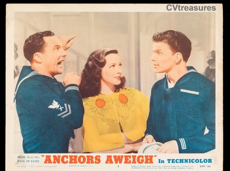 Anchors Aweigh Original Lobby Card movie poster Frank Sinatra 55 - 8