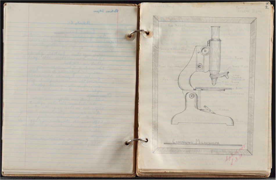 Cary Grant Autographed Signed School Science Notebook