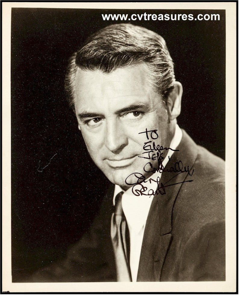Cary Grant Vintage Autographed Signed 8x10 photo PSA Certified