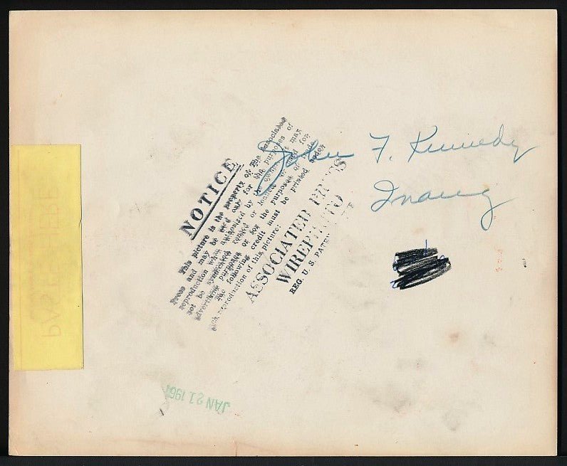 JFK John F KENNEDY Jackie Presidential Original Vintage Photo Picture