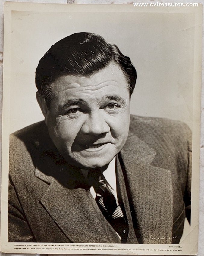 Pride of the Yankees Vintage Photo Still Babe Ruth Memorabilia2