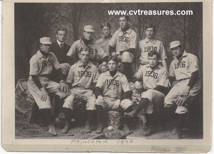 Princeton Baseball Team Old Vintage Photograph 1906