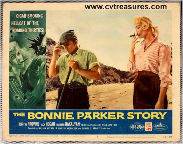 Bonnie Parker Story Original Vintage Lobby Card movie poster '58