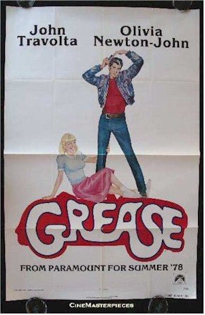 Grease, 1978 John Travolta & Olivia Newton - John One Sheet