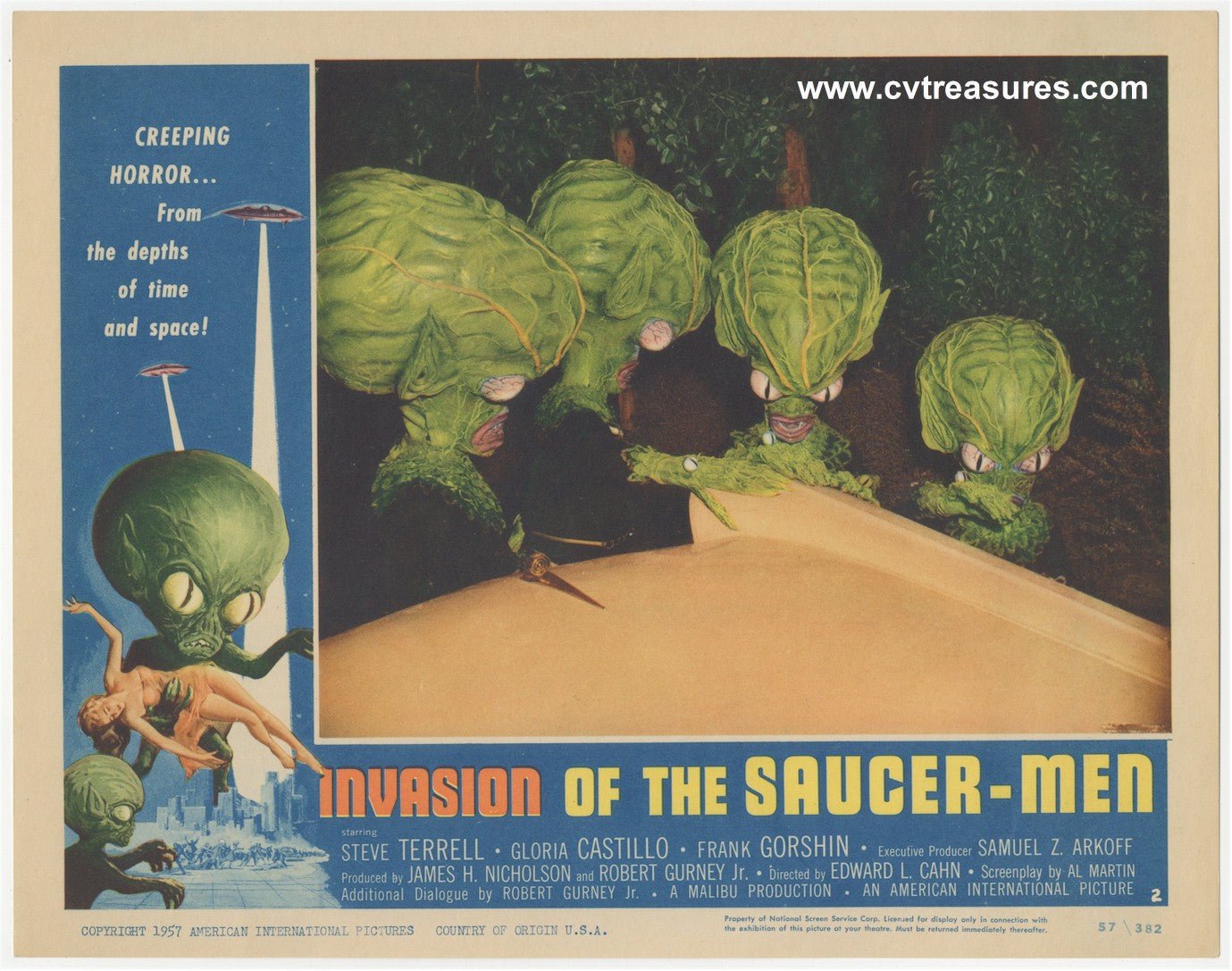 Invasion of the Saucer - Men Vintage Movie Poster Lobby Card '57 4