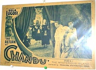 Return of Chandu, 1934 Horror Classic Lobby Card