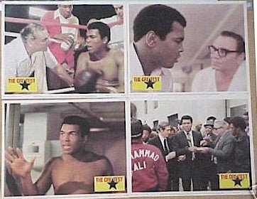 The Greatest, Muhammad Ali 1977 Original lobby card set