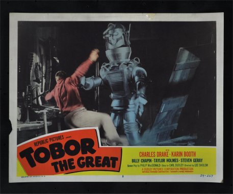Tobor the Great Orignal Vintage Movie Poster lobby card #3