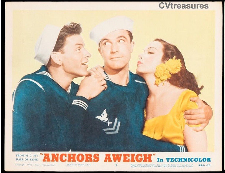 Anchors Aweigh Frank Sinatra Original Lobby Card 55 - 3