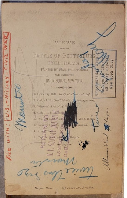 Battle of Gettysburg Historic Civil War Photography TYPE I