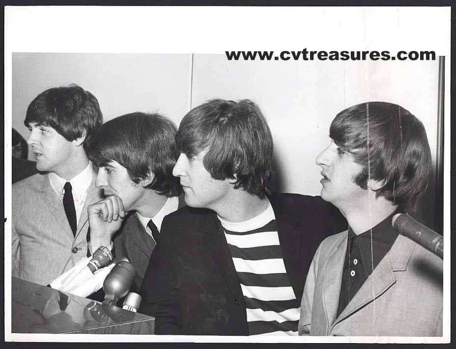 Beatles Historic Vintage LARGE Photo 1964