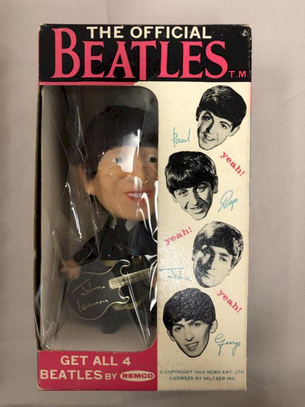 Beatles MEGA RARE Beatles Vintage Remco Set of Dolls Figures 1964 memorabilia collectibles