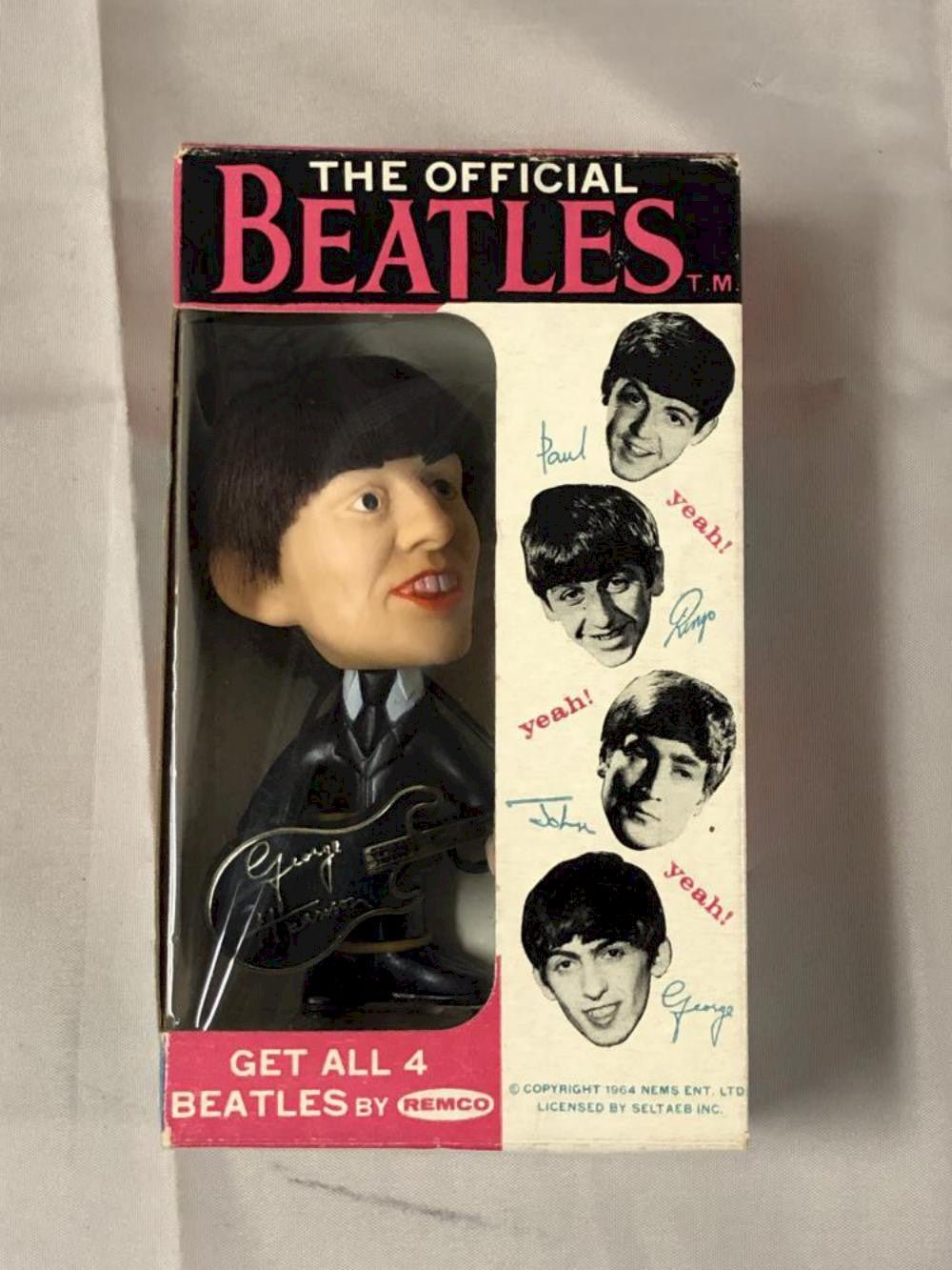 Beatles MEGA RARE Beatles Vintage Remco Set of Dolls Figures 1964 memorabilia collectibles