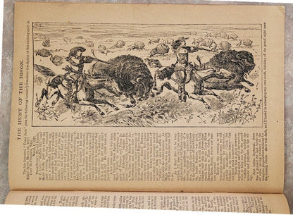 Buffalo Bill Cody Antique Official Wild West Show Program 1884 Vintage Western Memorabilia