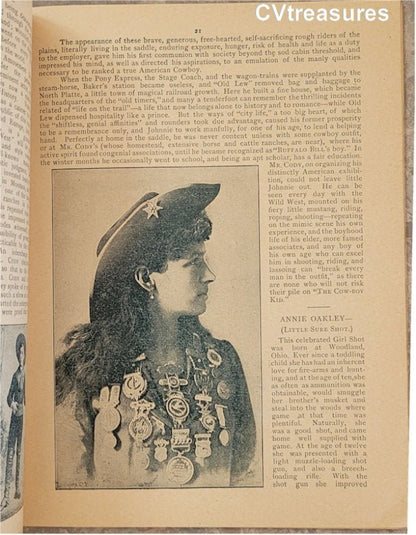 Buffalo Bill Cody Antique Official Wild West Show Program 1893 B