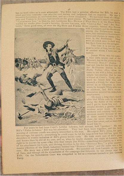 Buffalo Bill Cody Antique Official Wild West Show Program 1893 B