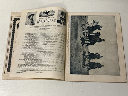 Buffalo Bill Cody Antique Official Wild West Show Program C