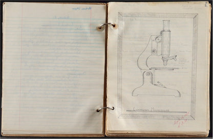 Cary Grant Autographed Signed School Science Notebook