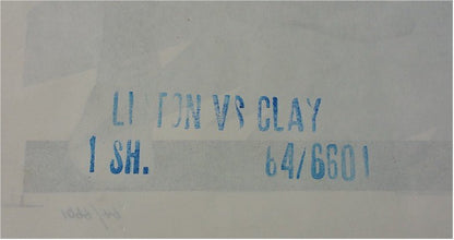 Cassius Clay (Muhammad Ali) vs Sonny Liston Boxing Poster 1964