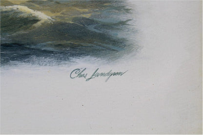 Charles J Lundgren Marine Seascape Art Painting Battleship Mary Rose