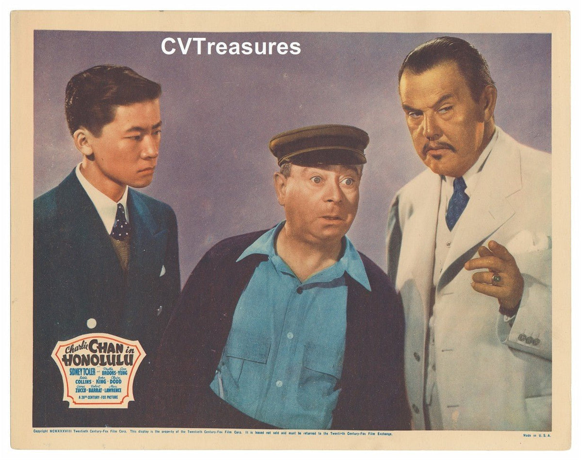 Charlie Chan in HONOLULU Vintage Movie Theater Poster Lobby Card 1938