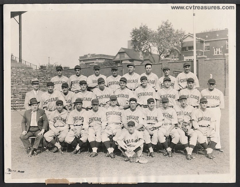 Chicago Cubs Original Vintage TYPE I Team Photo 1935