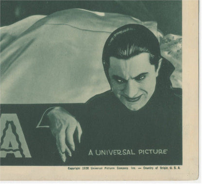 Dracula Original Vintage Horror Lobby Card Movie Poster Bela Lugosi &nbsp;