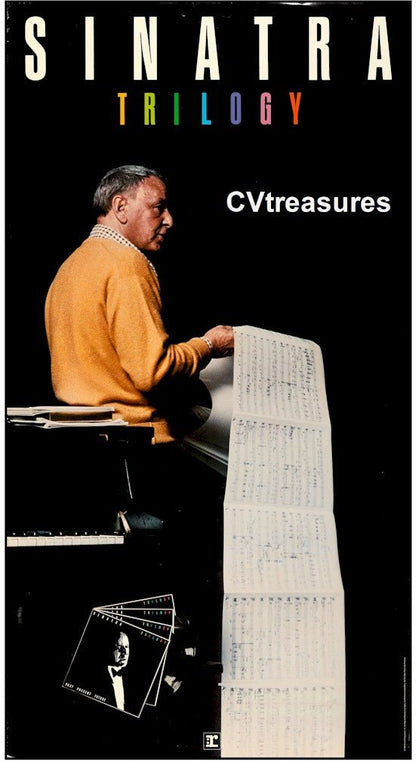 Frank Sinatra Original Vintage Music Store Poster