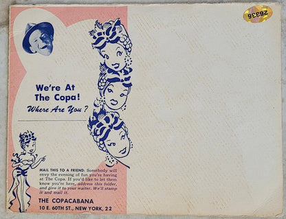 Frank Sinatra RARE Authentic Autographed Signed Copacabana