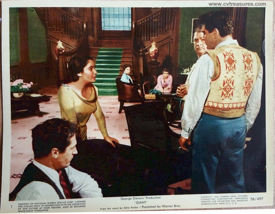 Giant James Dean Elizabeth Taylor Original Vintage Still Photo 8