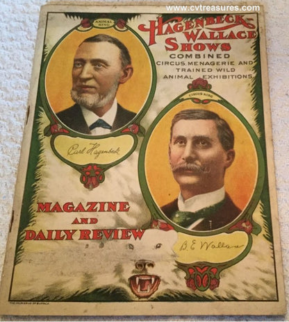 HAGENBECK WALLACE CIRCUS AND ANIMAL SHOWS MAGAZINE 1912