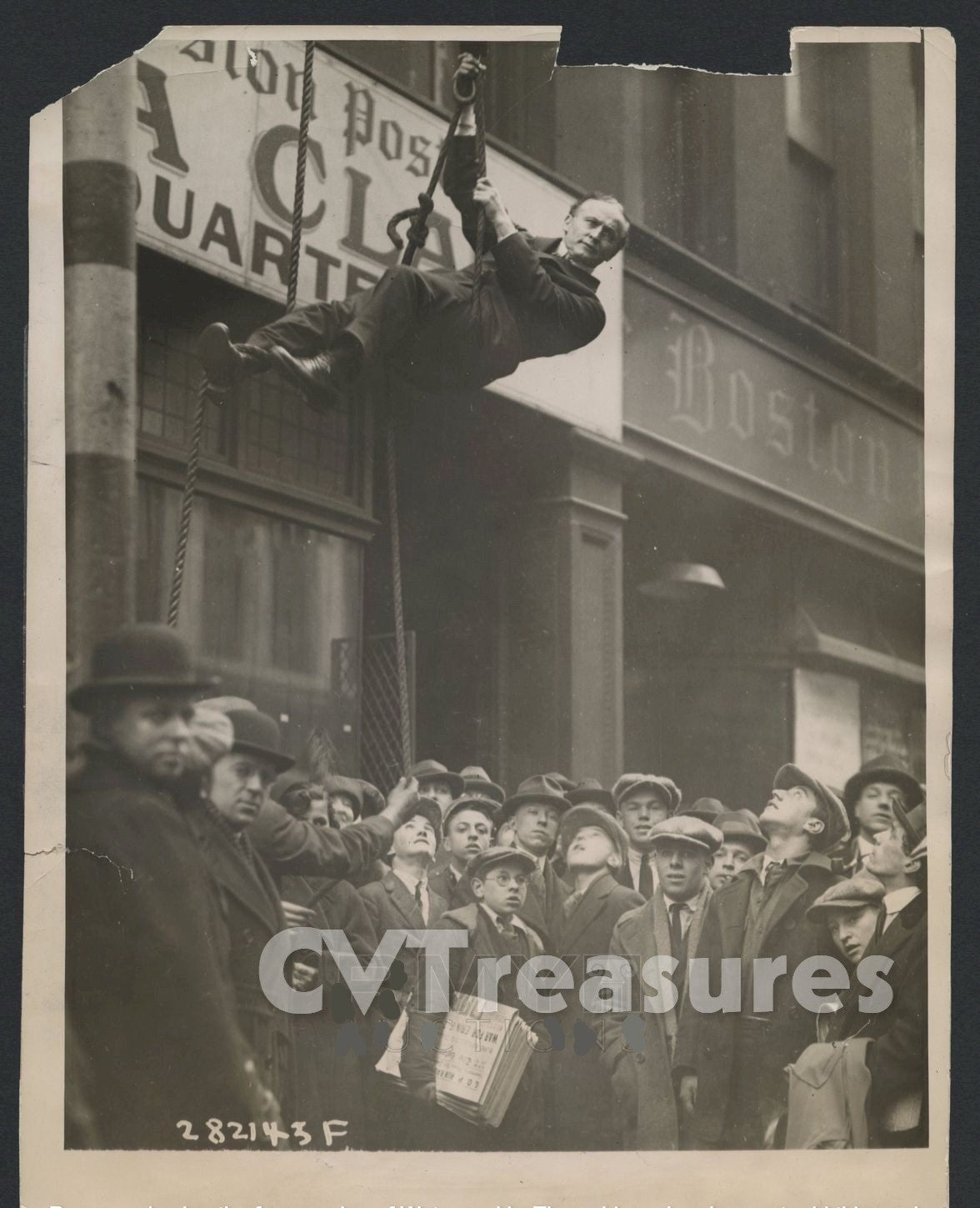 Harry Houdini Rare Stunning Historical Vintage Photograph Boston 1921 TYPE 1 Photo