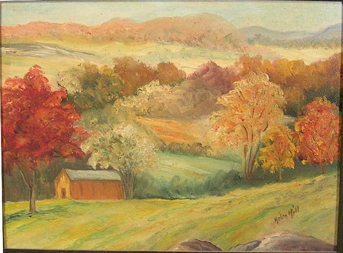 Helen Hill (1899 - 2004) Impressionist Landscape