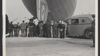 Hindenburg Original Vintage Antique Photo Maiden Voyage 1936