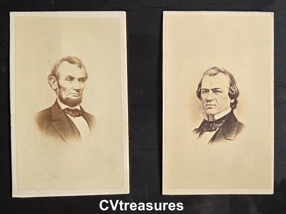 Historic Photographs Abraham Lincoln Andrew Jackson 1864 Presidential Campaign
