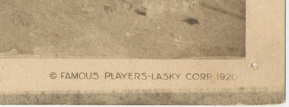 HOUDINI Original Vintage Movie Posyre Lobby Card GRIM GAME 1919 Harry Houdini RARE