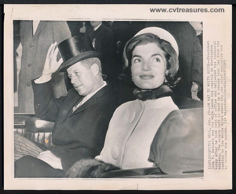 JFK John F KENNEDY Jackie Presidential Original Vintage Photo Picture