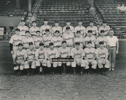 Jimmie Foxx Vintage Baseball Team Photo - Philadelphia Phillies