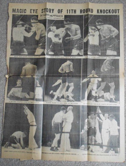 Joe Louis Bob Pastor Fight Program 1939