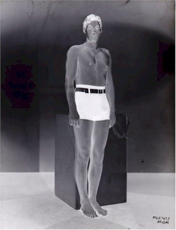 Johnny Weissmuller RARE Original Negative as Tarzan, 1932