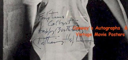 Katherine Hepburn Authentic Vintage Autograph Signed photo signature