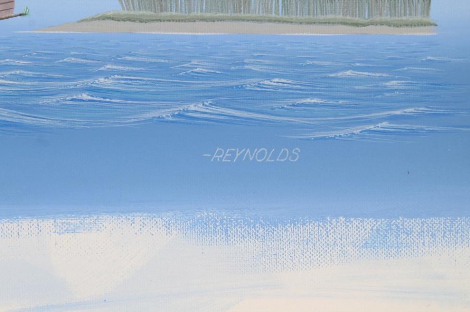 Keith Reynolds Painting Oil on Canvas Board Nautical Art Victori