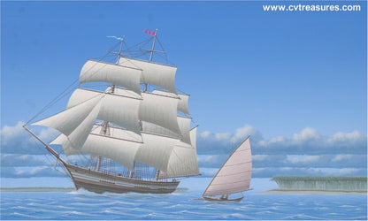 Keith Reynolds Painting Oil on Canvas Board Nautical Art Victori