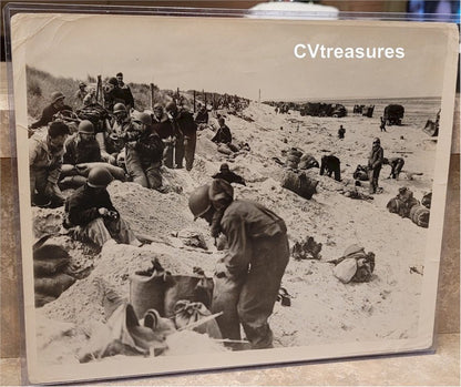Normandy D - day Original Vintage Type 1 Historical Photography