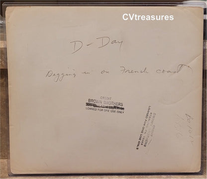 Normandy D - day Original Vintage Type 1 Historical Photography