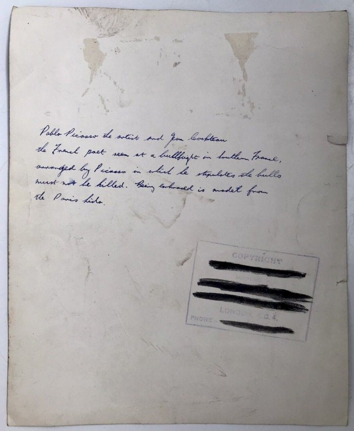 Pablo Picasso Original Vintage Type I Photograph