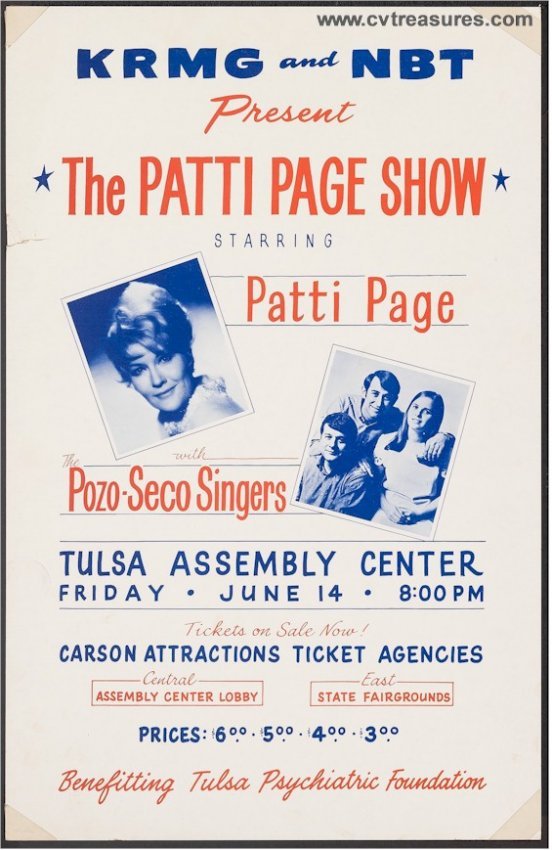 Patti Page Original Vintage Concert Poster Live Performance 1968 patti-page-original-vintage-concert-poster-live-performance-1968