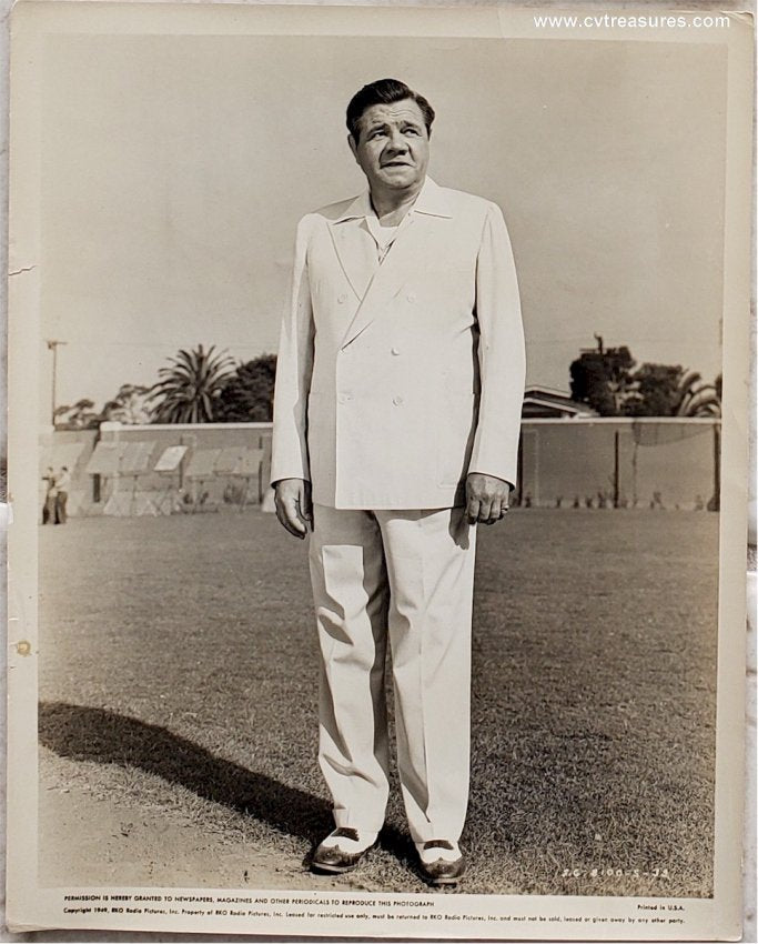 Pride of the Yankees Vintage Photo Still Babe Ruth Memorabilia3