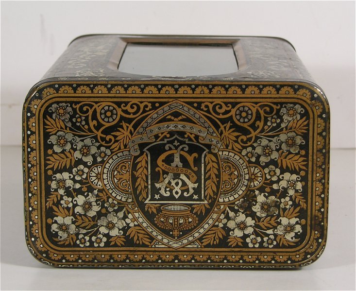 RARE 1880 CANDY COUNTERTOP DISPLAY TIN LITHOGRAPH